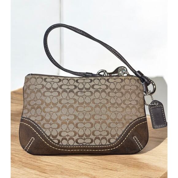 Vintage Coach 1460 Soho Mini Signature Hobo & 6319 Small Wristlet - Picture 8 of 15